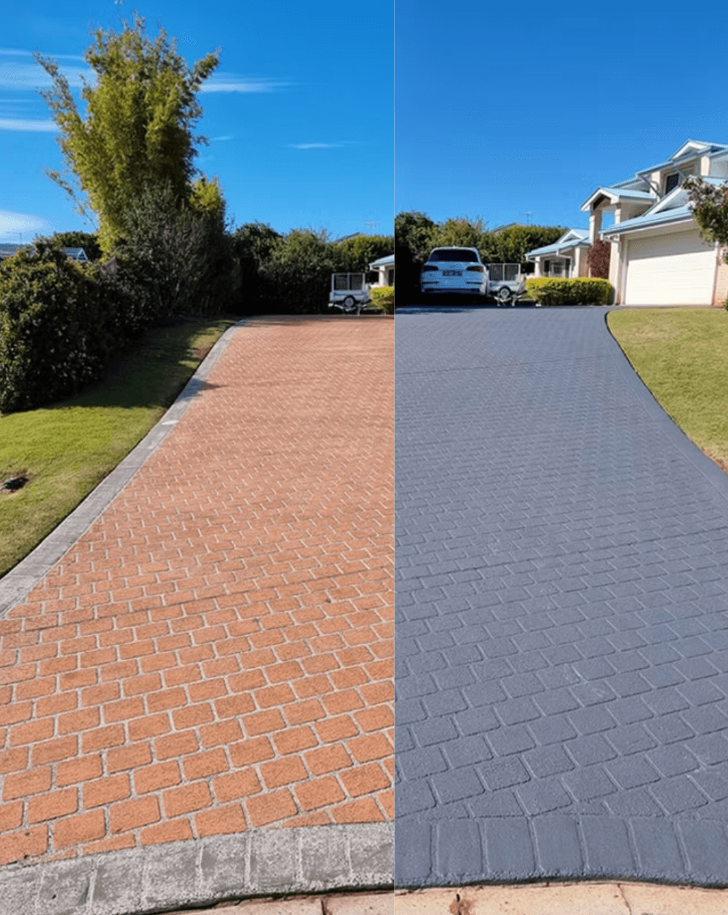 Exterior surface restoration background image