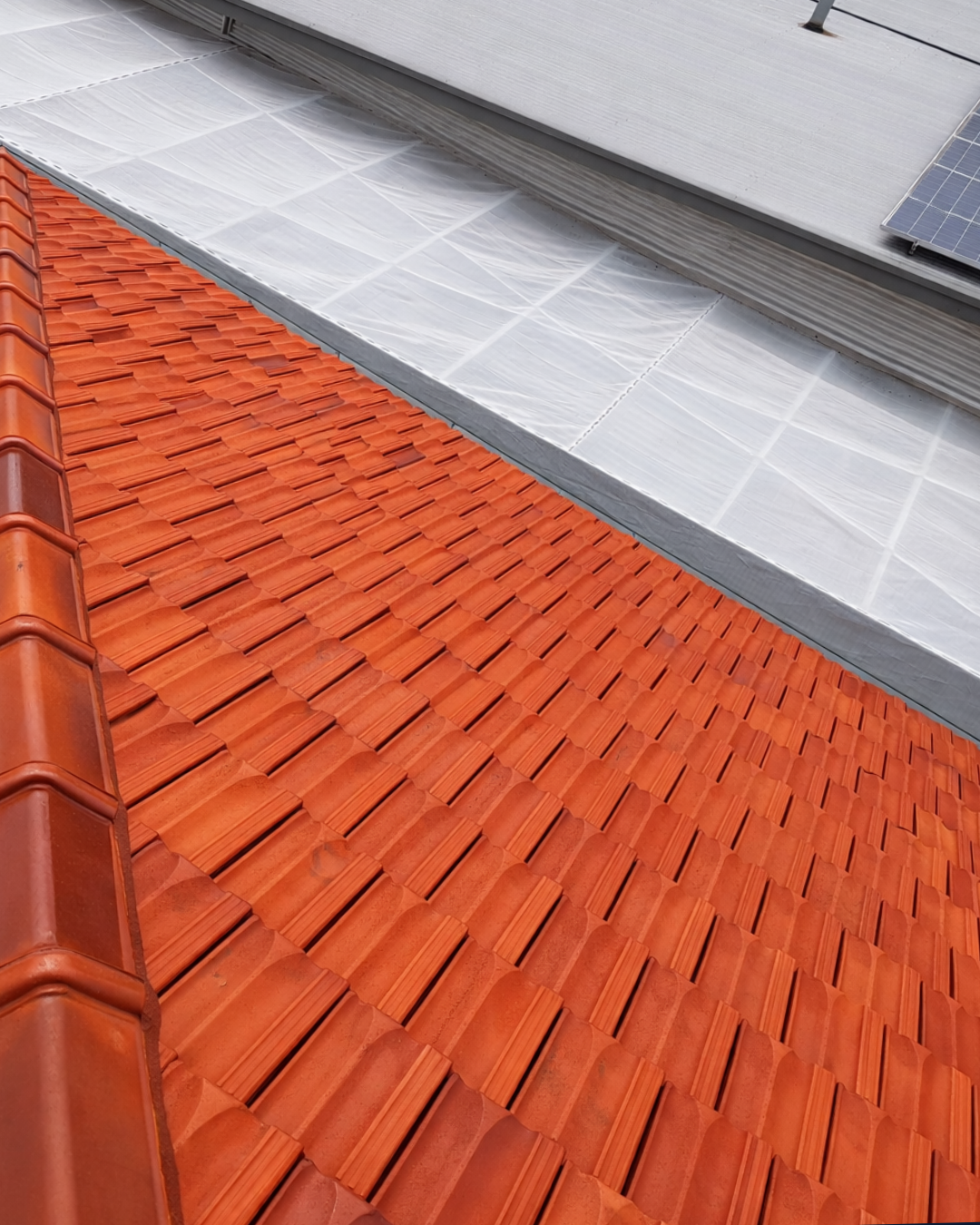 Freshly cleaned exterior surface